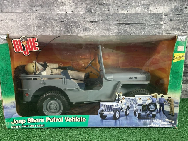 GI Joe ☆ WW2 Marine Corps Custom Jeep 1/6 Scale WWII 50 Cal Jeep