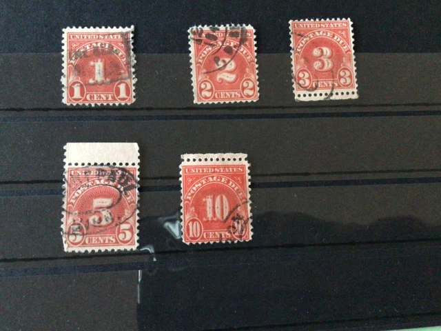 Uunited States postage due used  stamps   Ref A4716