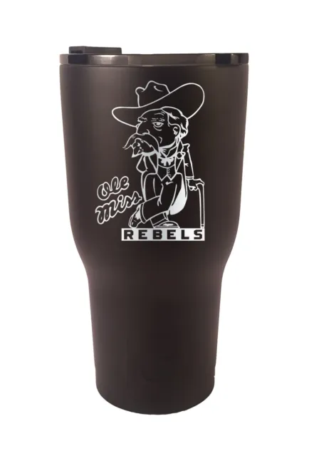 Ole Miss Rebels RTIC Laser Engraved 20 or 30 oz. Stainless Steel Tumbler