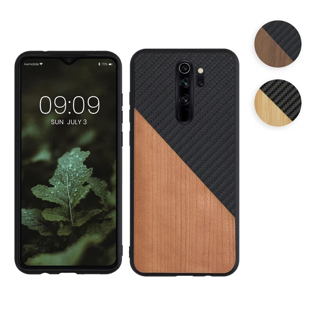 Coque en bois rigide pour Xiaomi Redmi Note 8 Pro kwmobile