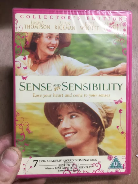 Sense and Sensibility-Emma Thompson Kate Winslet(R2 DVD)New+Sealed Alan Rickman