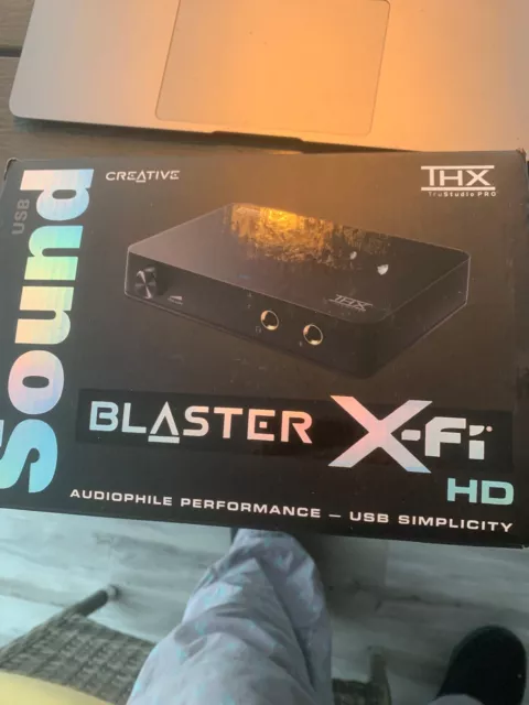 Creative Sound Blaster X-Fi USB Sound Card THX Tru Studio Pro SB1240