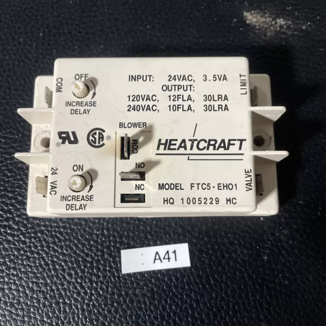 HEATCRAFT FTC5-EH01 CONTROL  HQ1005229HC HQ 1005229 HC used #D661