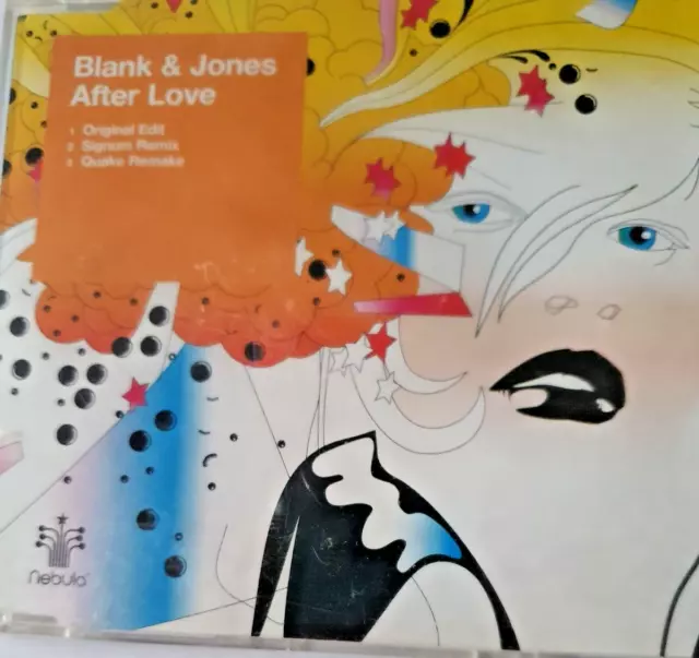 Blank and Jones - After Love 3 Track CD Single 2000 Virgin Records. Like New.