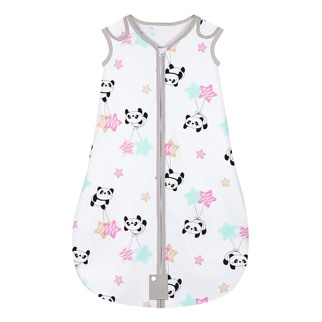 Yoofoss Schlafsack 100% Baumwolle Baby Schlafsack 90x55cm Panda-Muster B-WARE