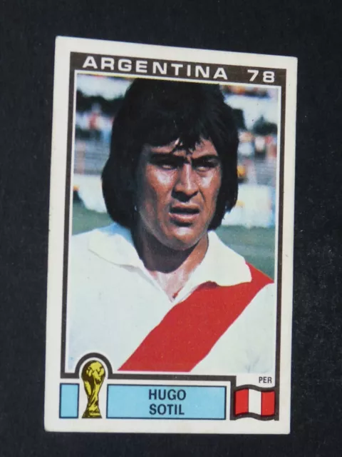 #309 Hugo Sotil Perou Peru Panini Football Argentina 78 Mundial 1978