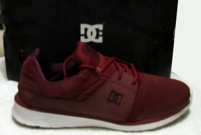 DC Shoes Heathrow SE Zapatillas para Hombre - Burdeos, EU 44