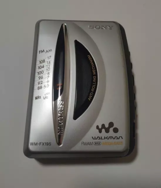 Sony Walkman WM-FX195 MegaBase Cassette Player AM FM Radio TESTED WORKING