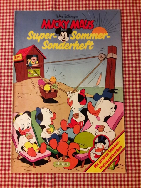 Micky Maus Comicbeilage aus Heft Nr. 32 von 1986 aus dem Ehapa-Verlag! TOP!
