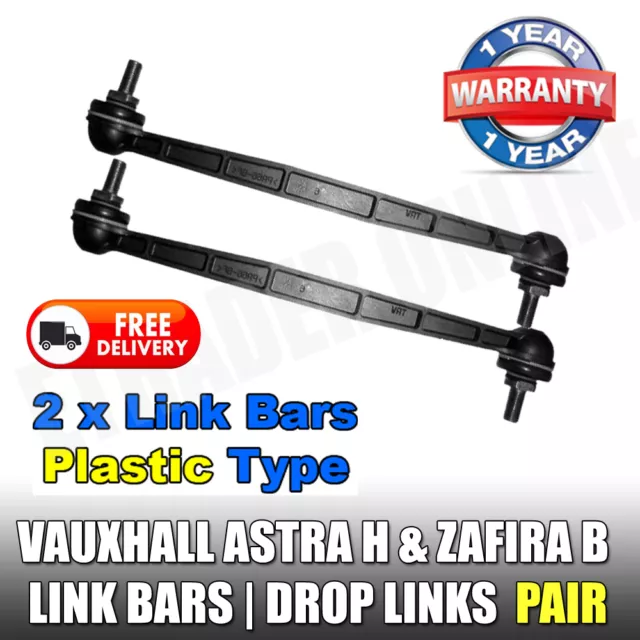 Vauxhall Astra H Mk5 Front Drop Links Stabiliser Anti Roll Bar Link x2 NEW