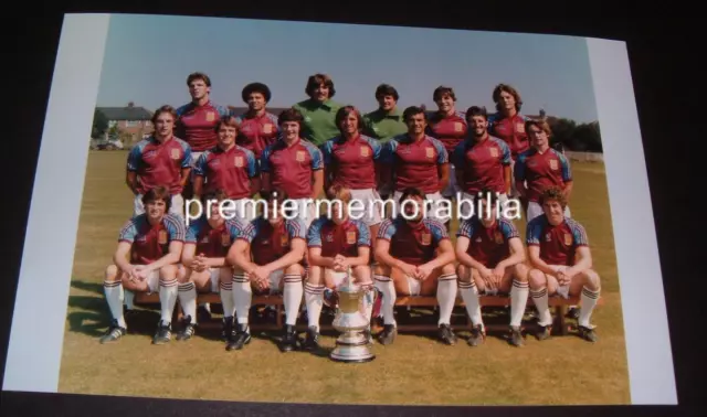 West Ham United Fc 1980 Fa Cup Squad Trevor Brooking Billy Bonds Frank Lampard