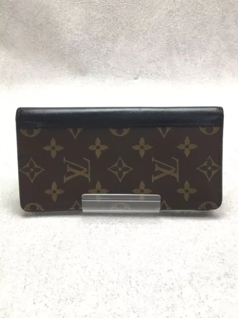 Louis Vuitton MONOGRAM MACASSAR Brazza wallet (M69410)