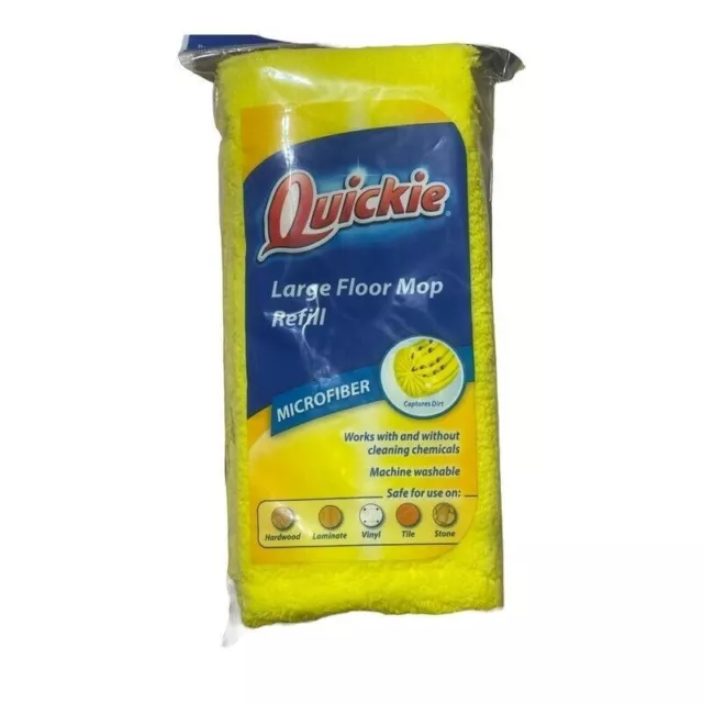 Quickie #077 Large Floor Mop Refill #0774 Microfiber