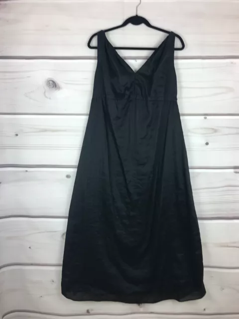 Gap Dress Maternity Womens 2 A-Line V-Neck Empire Waist Maxi Lightweight Black