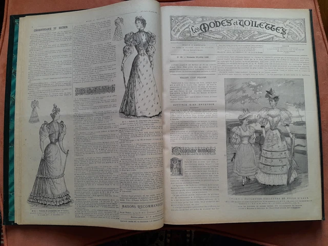 Revue Ancienne LA MODE ILLUSTRÉE - N°31 Du Dimanche 31 Juillet 1898 - Occasion - France Métropolitaine