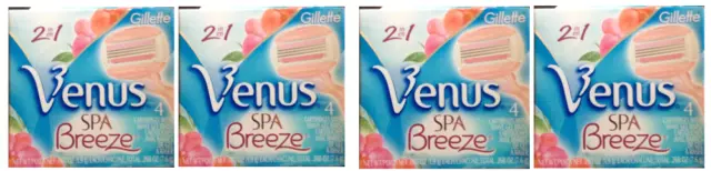 Gillette Venus Spa Breeze Refill Razor Blade Cartridges, 16 Count