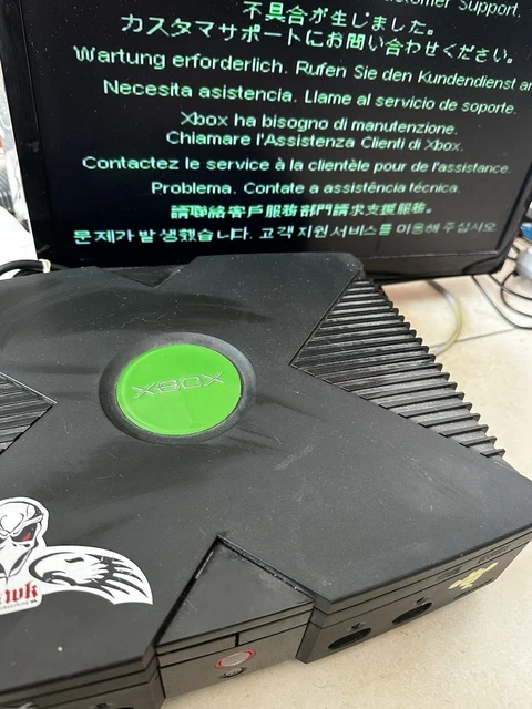 Console Microsoft Xbox 1ère Génération Edition Limitée Crystal
