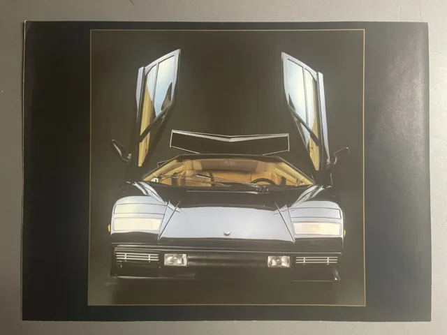 Lamborghini Countach Coupe Picture, Print - RARE!! Awesome Frameable L@@K
