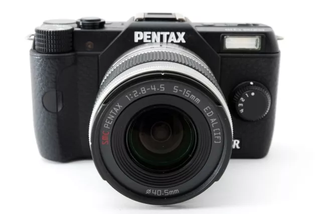Ricoh PENTAX Q10 12.4MP Digital Camera black Kit w/ 02 SMC 5-15mm Lens