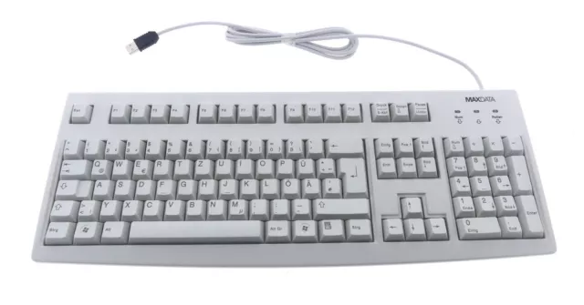 Cherry Tastatur Computer Keyboard Tastatur QWERTZ G83-6199 für PC USB Kabel