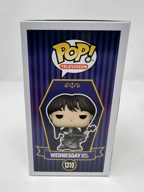 Funko Pop Addams Family Wednesday with Cello #1310 Shop Exclusive Authentic New 2