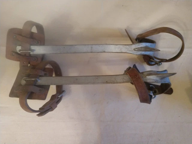 Vintage Klein 1945 Tree & Utility Pole Climbers Stamped