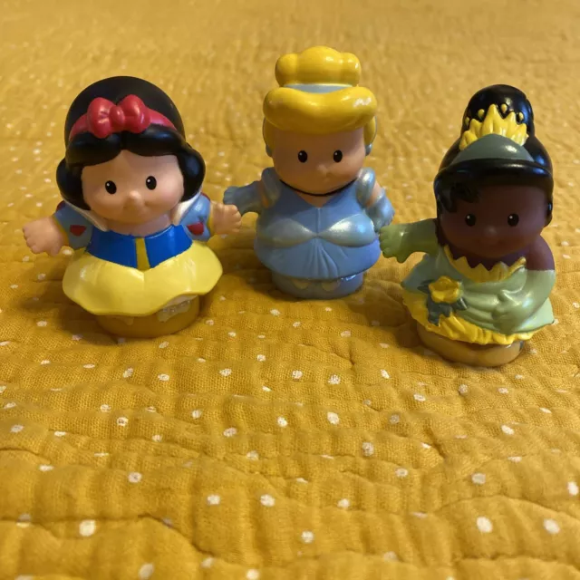 Fisher Price Little People Disney Princess Bundle Tiana Snow White