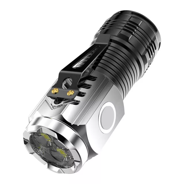 Three-Eyed Monster Mini Flashlight Flash Super Power Waterproof Camping Light