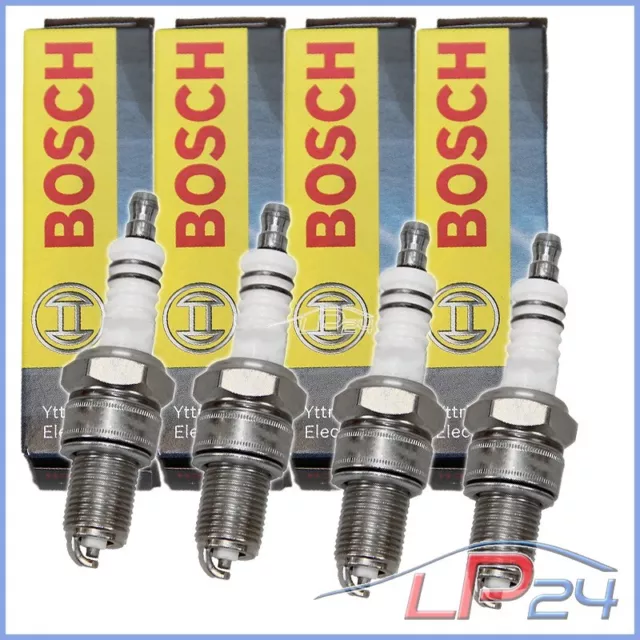 4X Bosch Bougie D'allumage Pour Peugeot 204 1.1 65-75 304 1.3 69-75 505 2.2