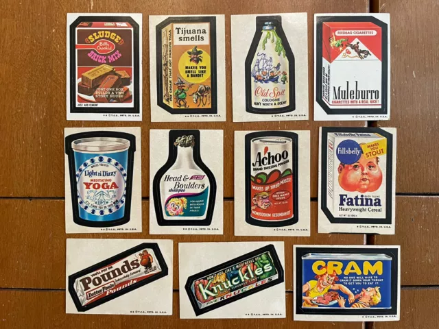 Wacky Packages Complete 5th Series & Puzzle Topps Vintage 1973