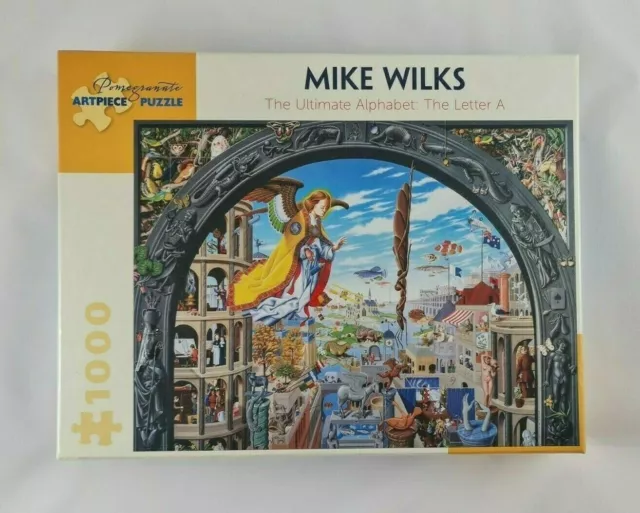 New - Mike Wilks The Ultimate Alphabet: The Letter A Jigsaw Puzzle 1000 Pieces