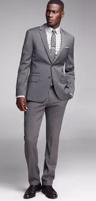 Esmoquin de boda gris para hombre, trajes de novio hechos a medida, traje...