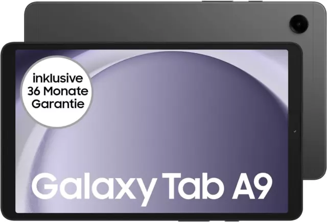 Samsung Galaxy Tab A9 Wi-Fi Tablet Android, 64 GB di spazio di archiviazione, ampio display,