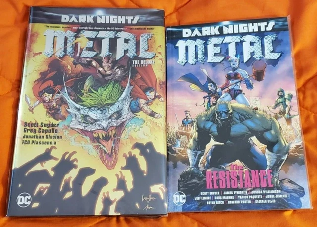 DARK NIGHTS METAL DELUXE EDITION HC & THE RESISTANCE TPB - Knights Batman Snyder