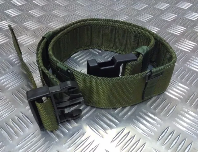 Genuine British Military Issue OD IRR Pistol / PLCE / Utility / Duty Belt - NEW