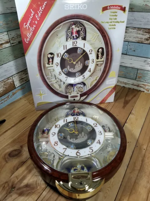 SEIKO MELODIES IN Motion Beatles Wall Clock Christmas Special Edition  $ - PicClick