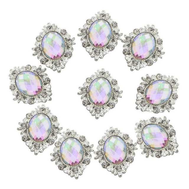 10 pcs Flatback Strasssteine   Verzierung Schmucksteine  Party Deko