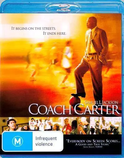 Coach Carter (Blu-ray, 2005) Samuel L. Jackson Drama Region B