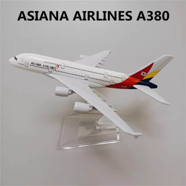 Avion de ligne miniature Maquette Airbus A380 Conception Réaliste 1/400