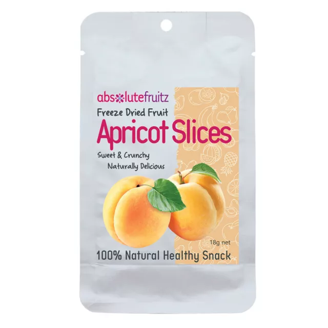 AbsoluteFruitz Freeze Dried Apricot Slices 18g Absolute Fruitz