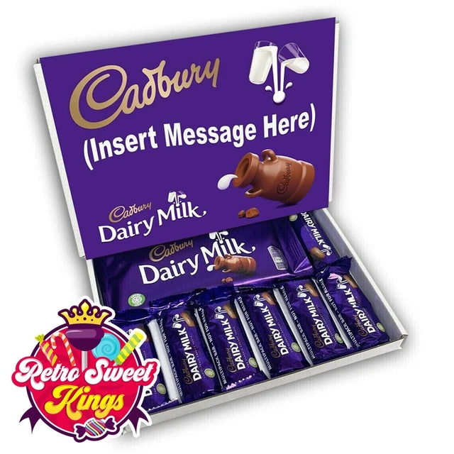 CADBURYS DAIRY MILK Chocolate Personalised Gift Box Hamper Halloween