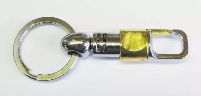 Metal Belt Clip Hook Hipster Keychain Keyring Key Fob Wallet Holder Chain Ring