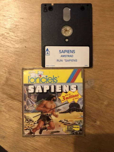 Amstrad Cpc Disquette Sapiens No Thomson Atari Amiga Msx