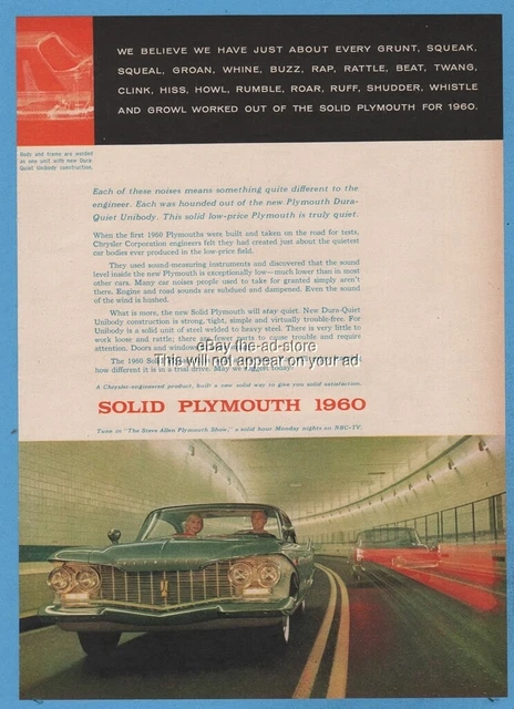 1960 Plymouth Savoy car fins vintage car photo magazine print MOPAR ad