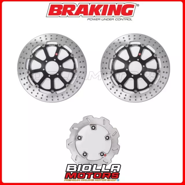 Kit Dischi Freno Braking Aprilia Sl 1000 Falco 1000 2000 - 2004 Anteriore + Post