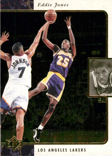 ✺Nouveau✺ 1996 LA LAKERS NBA Card EDDIE JONES Upper Deck SP