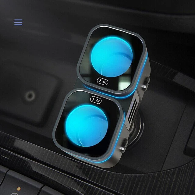 Car SUV Charger Multi-port Ambient Light Intelligent PD Fast Charge Universal