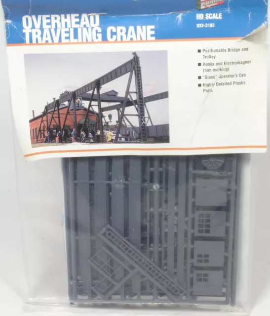 Grúa pórtico H0 Overhead Traveling Crane kit Walthers 933-3102 nuevo EMBALAJE ORIGINAL
