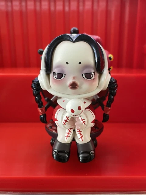 POP MART x SKULLPANDA Addams Family Deadpan Wednesday Art Toy
