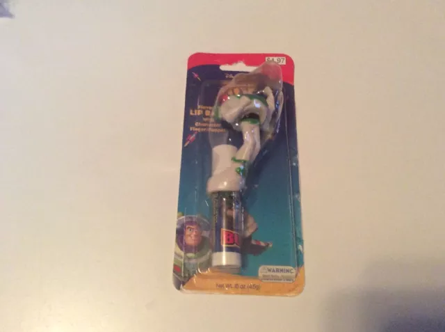 Disney Pixar Toy Story 2 Lip Balm With Buzz Lightyear Finger Puppet MWC